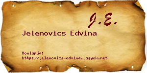 Jelenovics Edvina névjegykártya